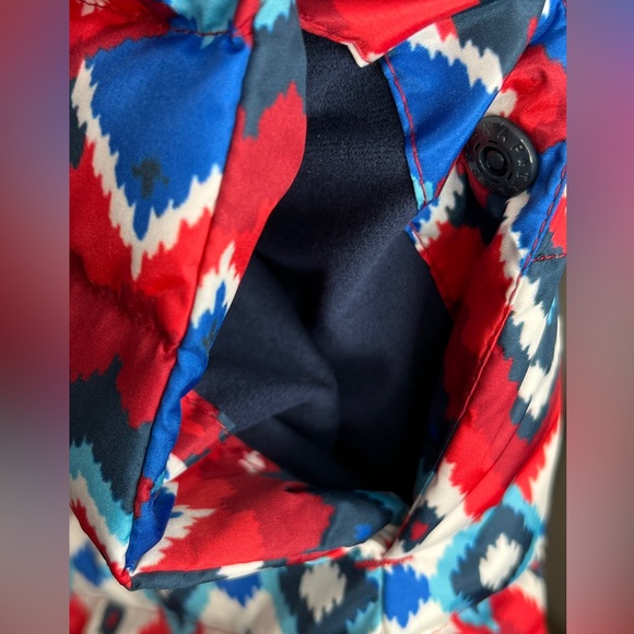 Land’s End Print Puffer Vest Size XL - Picture 3 of 8